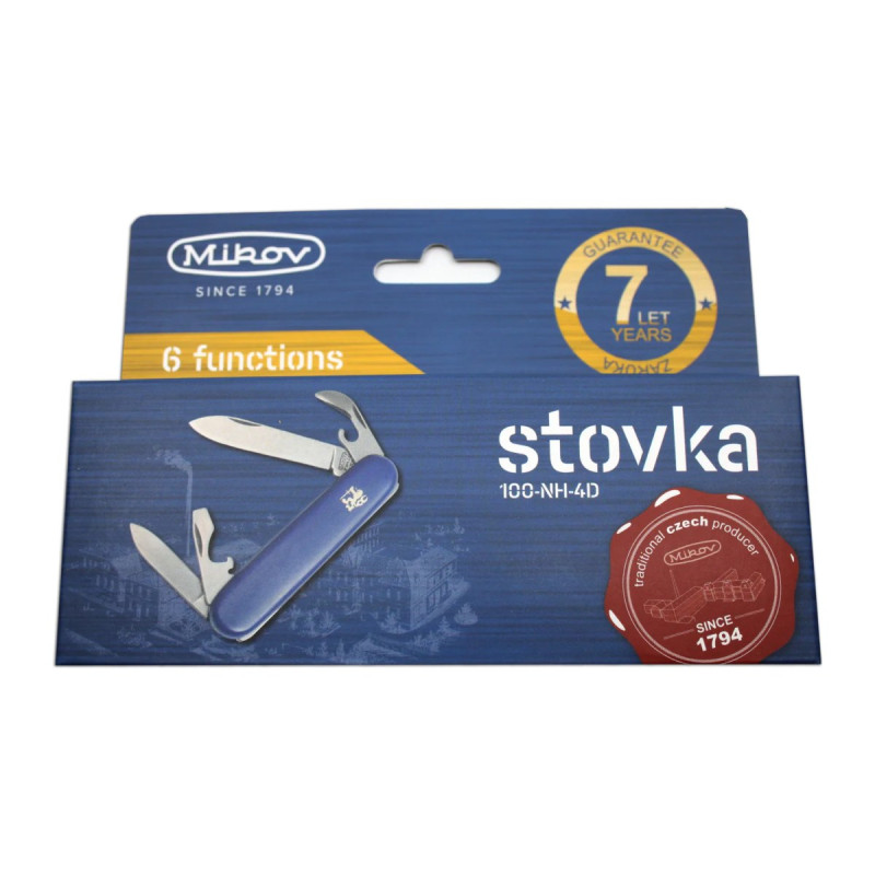 Кишеньковий ніж STOVKA 4-предметний з відкривачкою для пляшок і консервів 100-NH-4
