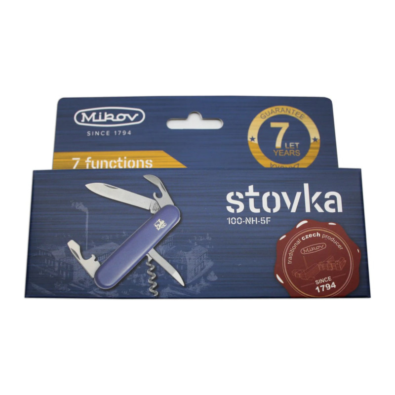 Кишеньковий ніж STOVKA 5-предметний з штопором і відкривачкою для пляшок і консервів 100-NH-5