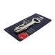 HANDY Waiter's folding knife all metal – 4-piece with corkscrew, bottle opener 236-NN-4