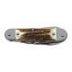 STOVKA hunting folding knife 6-piece with corkscrew, bottle opener and can opener – antler ha