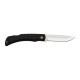 Pocket folding knife CROCODILE black handle scale 243-NH-1