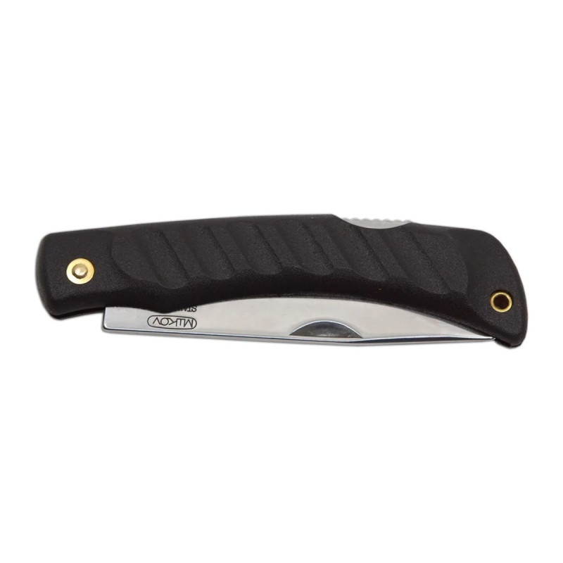 Pocket folding knife CROCODILE black handle scale 243-NH-1