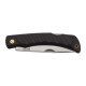 Pocket folding knife CROCODILE black handle scale 243-NH-1