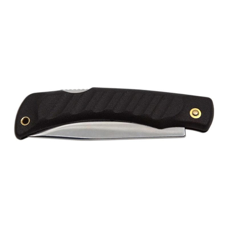 Pocket folding knife CROCODILE black handle scale 243-NH-1