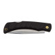Pocket folding knife CROCODILE black handle scale 243-NH-1