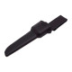 Electrician knife QUATTRO fixed black with boot 349-NH-1