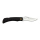Pocket folding knife CROCODILE black handle scale, blade with hole 243-NH-1/B