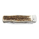 OTF knife PREDATOR 3-piece with bottle opener and can opener – handle scale antler 241-NP-3