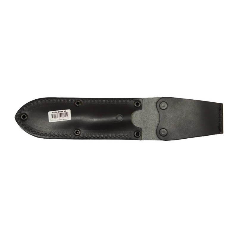 DIVER Black Leather Sheath AZ 07