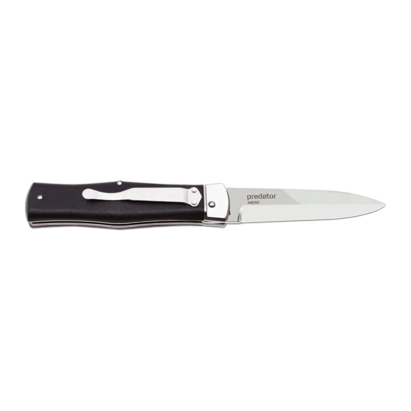 Ніж викидний PREDATOR STONEWASH з кліпсою – сталь N690 241-BH-1/STN/KLIP