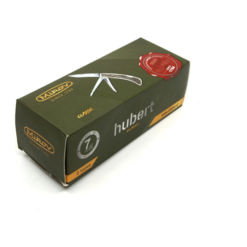 Мисливський складаний ніж HUBERT 2-предметний з пилкою – накладка руків'я палісандр 245-XP-2