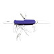 Pocket folding knife STOVKA 8-piece with scissors and pliers, screwdriver and bottle and can opener
