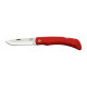 Pocket folding knife CROCODILE red handle scale 243-NH-1