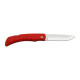 Pocket folding knife CROCODILE red handle scale 243-NH-1