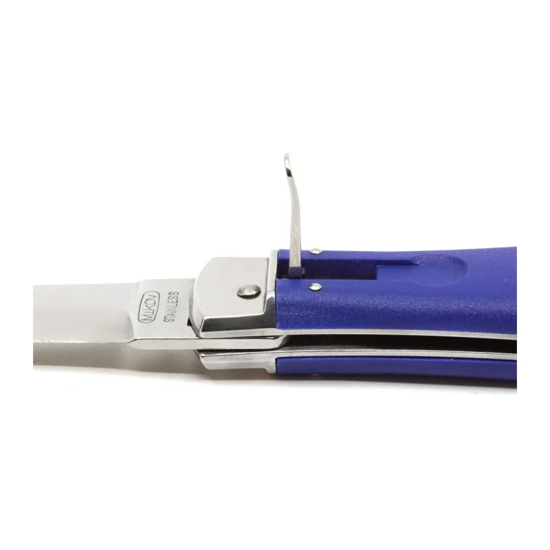 OTF knife PREDATOR blue handle scale 241-NH-1