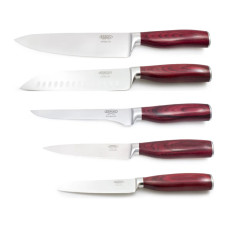 ПРОМОЦІЙНИЙ НАБІР НОЖІВ RUBY – ШЕФ-1x400-ND-20, 1x405-ND-18, 1x402-ND-15, 1x403-ND-13, 1x406-ND-10