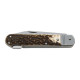 Hunting folding knife FIXIR 3-piece with saw and pick – handle scale antler 232-XP-3