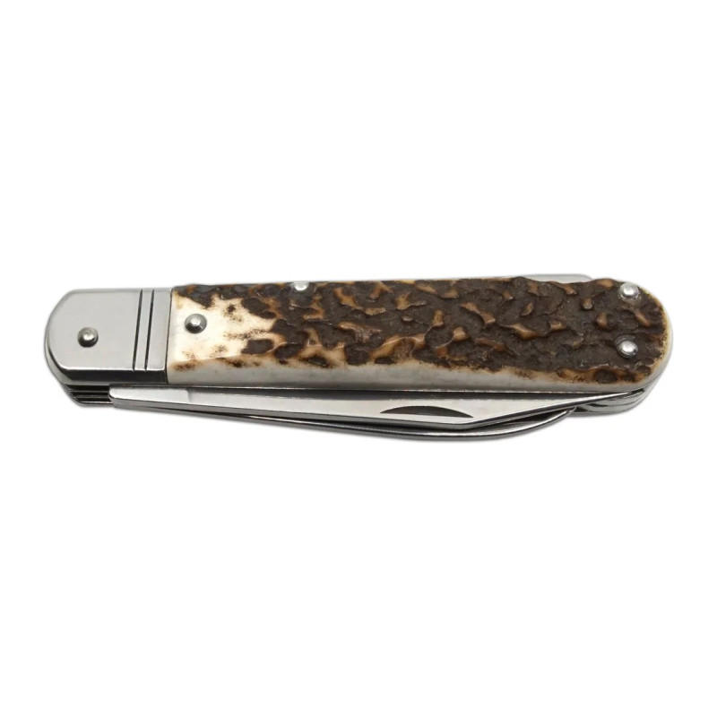 Hunting folding knife FIXIR 3-piece with saw and pick – handle scale antler 232-XP-3