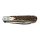 Hunting folding knife FIXIR 3-piece with saw and pick – handle scale antler 232-XP-3