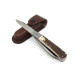 Hunting folding knife FIXIR 3-piece with saw and pick – handle scale antler 232-XP-3