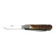 Hunting folding knife FIXIR 4-piece with saw, pick, and corkscrew – handle scale antler 232-XP-4V