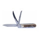 Hunting folding knife FIXIR 4-piece with saw, pick, and corkscrew – handle scale antler 232-XP-4V