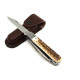 Hunting folding knife FIXIR 6-piece with saw, pick, and corkscrew – handle scale antler 232-XP-6V