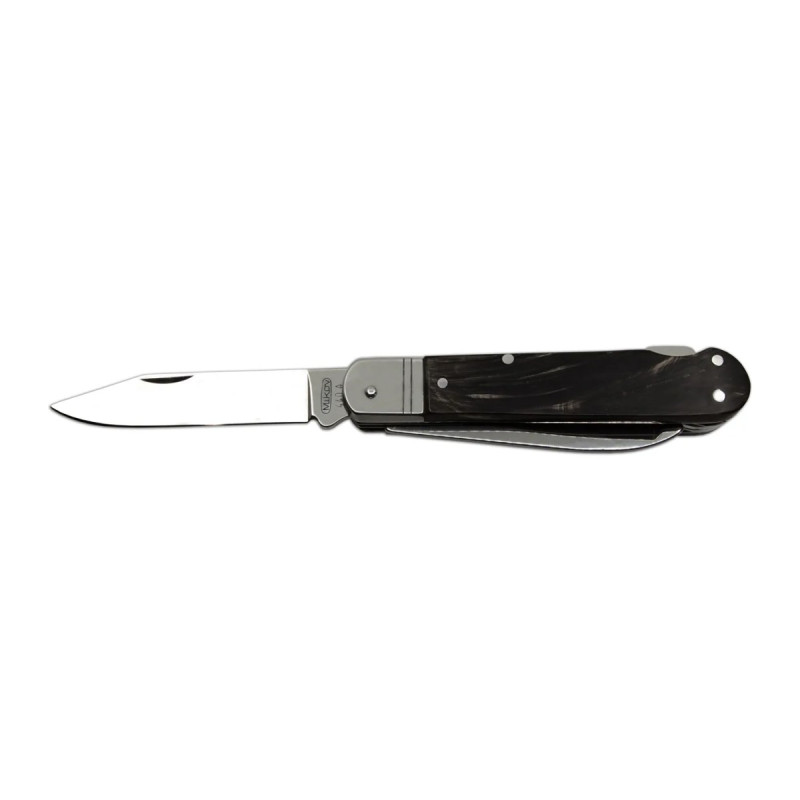 Hunting folding knife FIXIR 4-piece with saw, pick, and corkscrew – buffalo horn handle scale 232-XR-4V