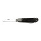 Hunting folding knife FIXIR 4-piece with saw, pick, and corkscrew – buffalo horn handle scale 232-XR-4V