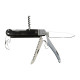 Hunting folding knife FIXIR 6-piece with saw, pick, corkscrew, and bottle and can opener – buffalo horn handle scale 232-XR-6V