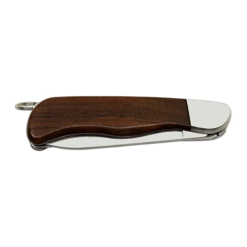 Ніж складаний для активного відпочинку HIKER 2-предметний з пилкою – руків'я з палісандра 116-ND-2
