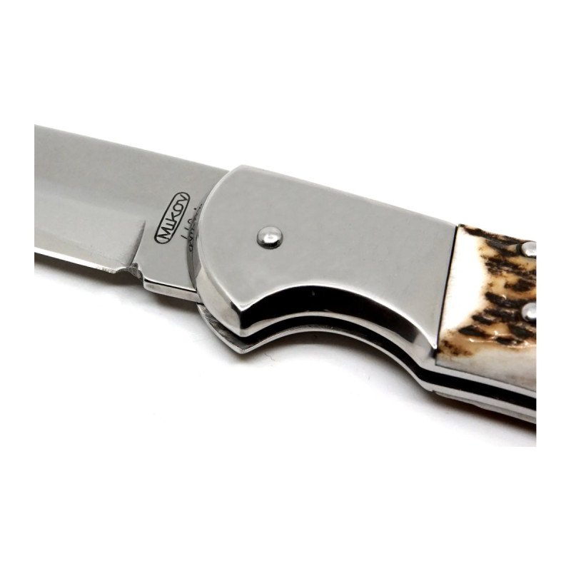 Hunting folding knife HABLOCK – antler handle scale 220-XP-1