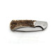 Hunting folding knife HABLOCK – antler handle scale 220-XP-1