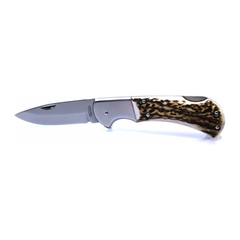 Hunting folding knife HABLOCK – antler handle scale 220-XP-1
